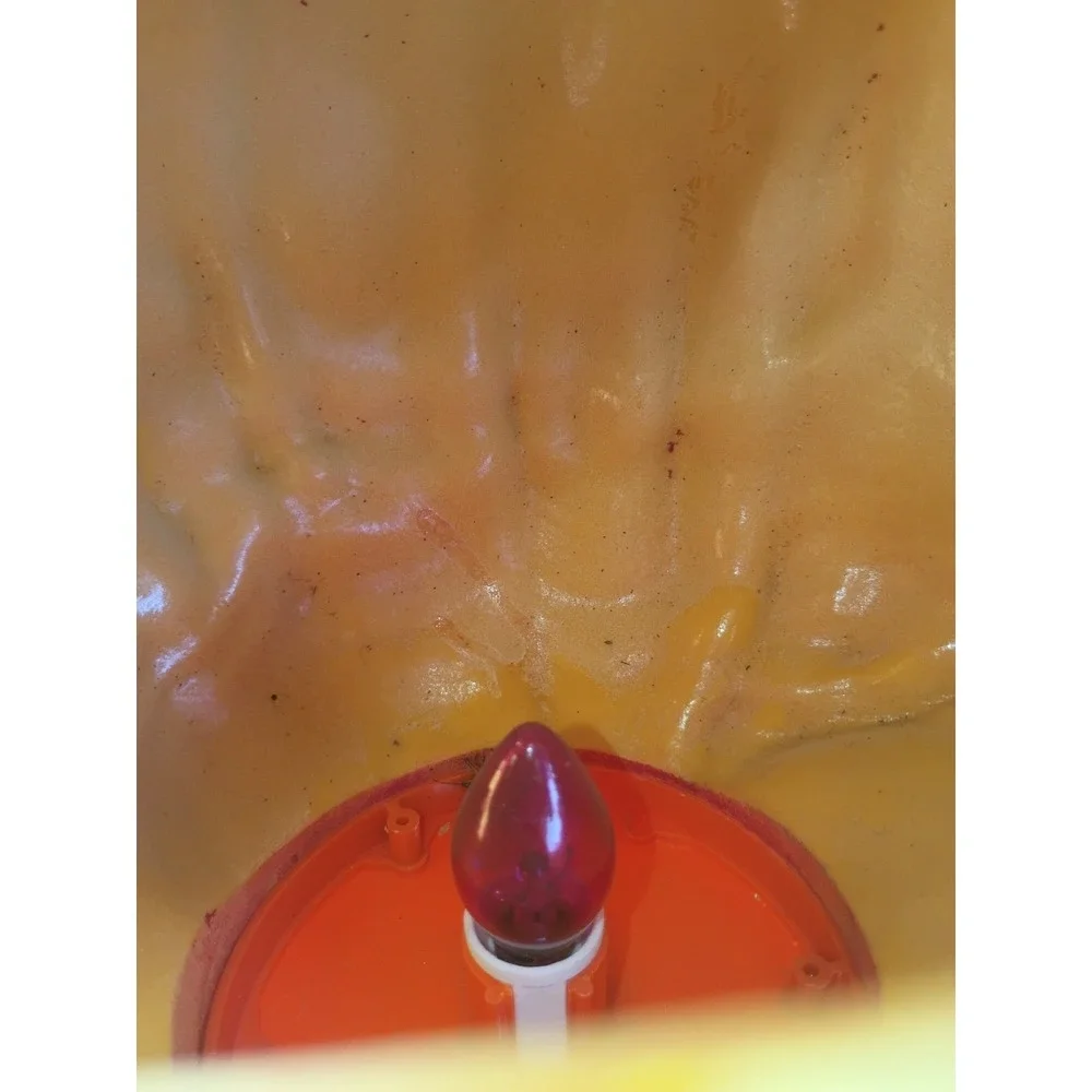 VTG Rare 1995 Trendmasters Red-pink Jack O Lantern Pumpkin Light Foam Blow Mold